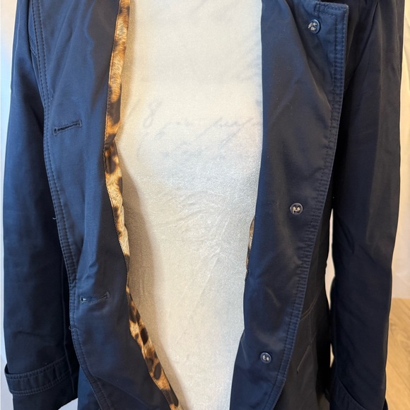 Laundry By Shelli Segal Blue Trench Coat size L - Picture 16 of 16